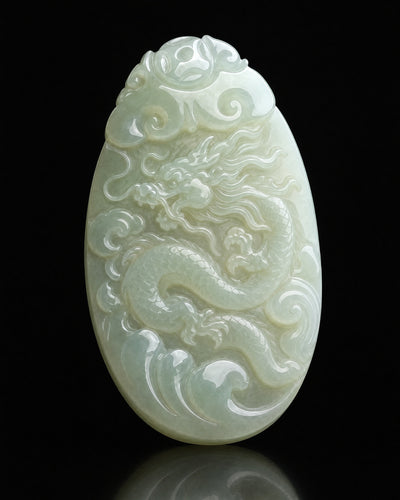 Dragon pendant, front view (concept image)