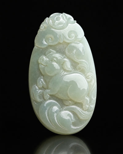 Pig pendant, front view (concept image)