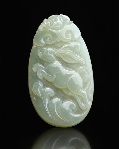 Rabbit pendant, front view (concept image)