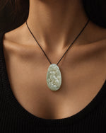 On the neck