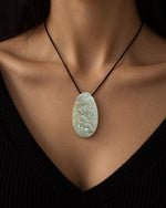 On the neck
