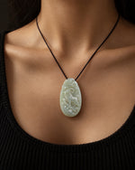 On the neck