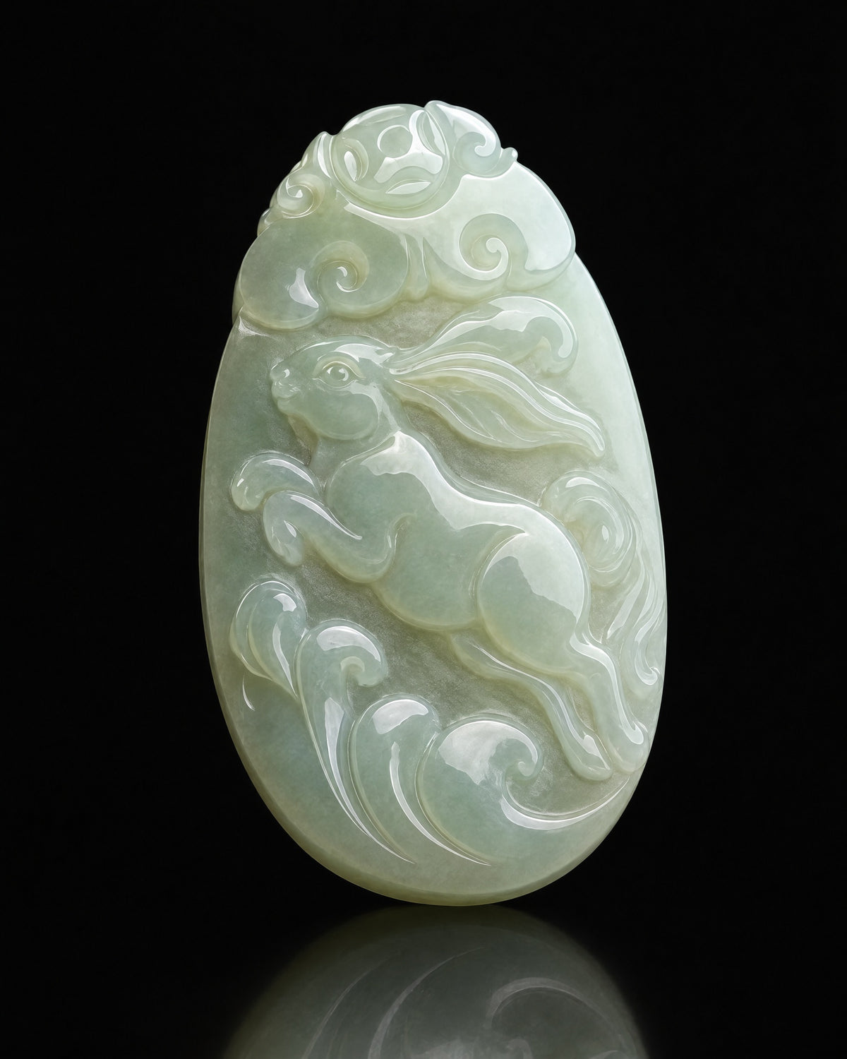 Rabbit pendant, front view (concept image)