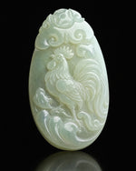Rooster pendant, front view (concept image)
