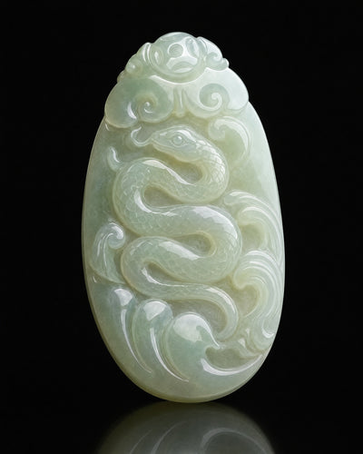 Snake pendant, front view (concept image)