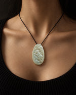 On the neck