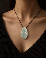 On the neck
