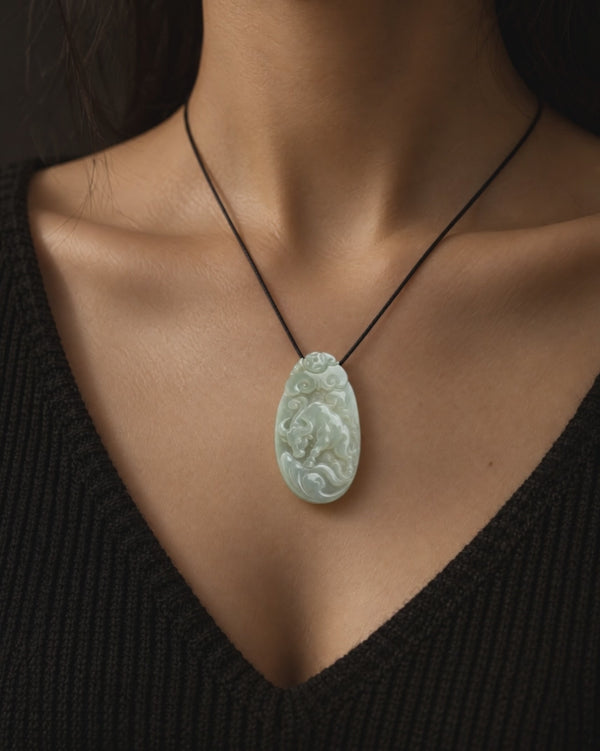 Breathing, on the neck