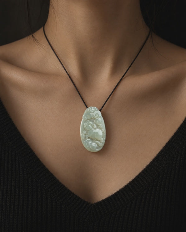 Breathing, on the neck