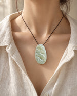 On the neck, in daylight