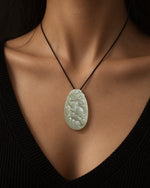 On the neck