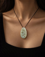 On the neck